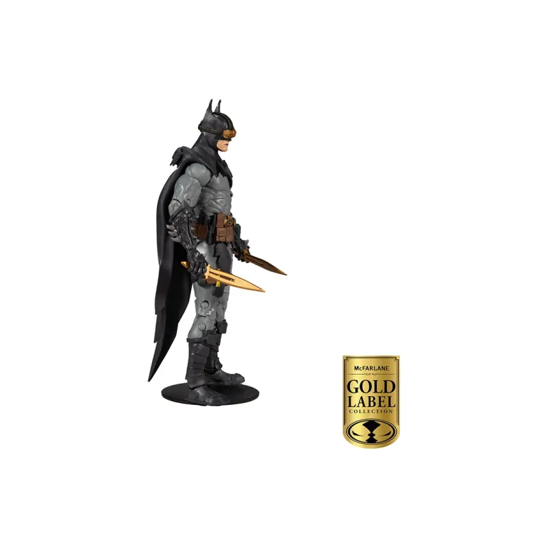 McFARLANE Batman DC Doll Old Mac Gold Logo Collection Scale Figure Bonus Gifts-5
