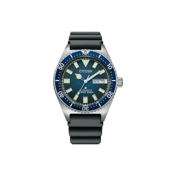 CITIZEN Promaster Collection Mechanical Movement Rubber Strap Watch Men's Watches Blue Dial NY0129 07L