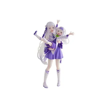 SEGA Re Zero Starting Life In Another World Emilia Early Childhood Purple Scale Figures 24cm