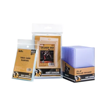 HobbyGuardian 100pt Basic Card Holder With Card Sleeves Protective Set Card Accessories 1