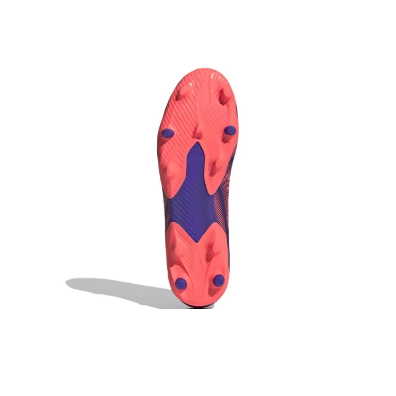 Adidas Anti-Slip Wear-Resistant Soccer Shoes Men Fuchsia-4