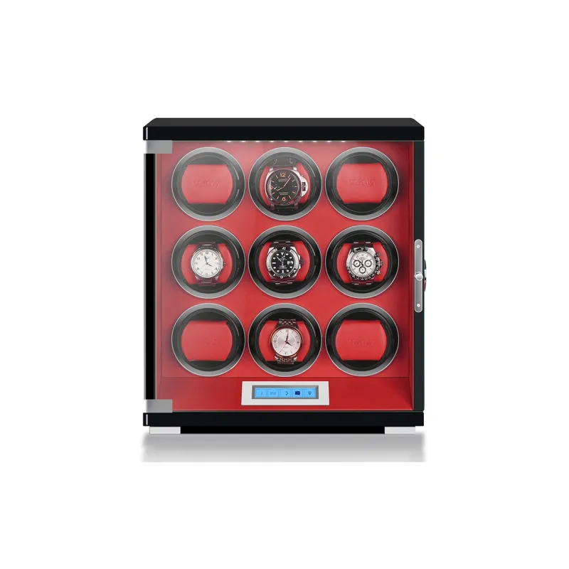 DRIKLUX 6 Epitopes/9 Epitopes Watch Winder Black Red Unisex-10