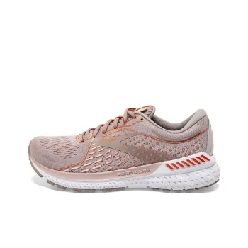 Brooks Adrenaline GTS Anti-Slip Wear-Resistant Low-Top Running Shoes Women's Pink