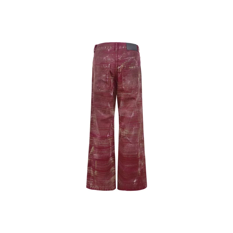 TERRA INCOGNITA Jeans Unisex Burgundy-1