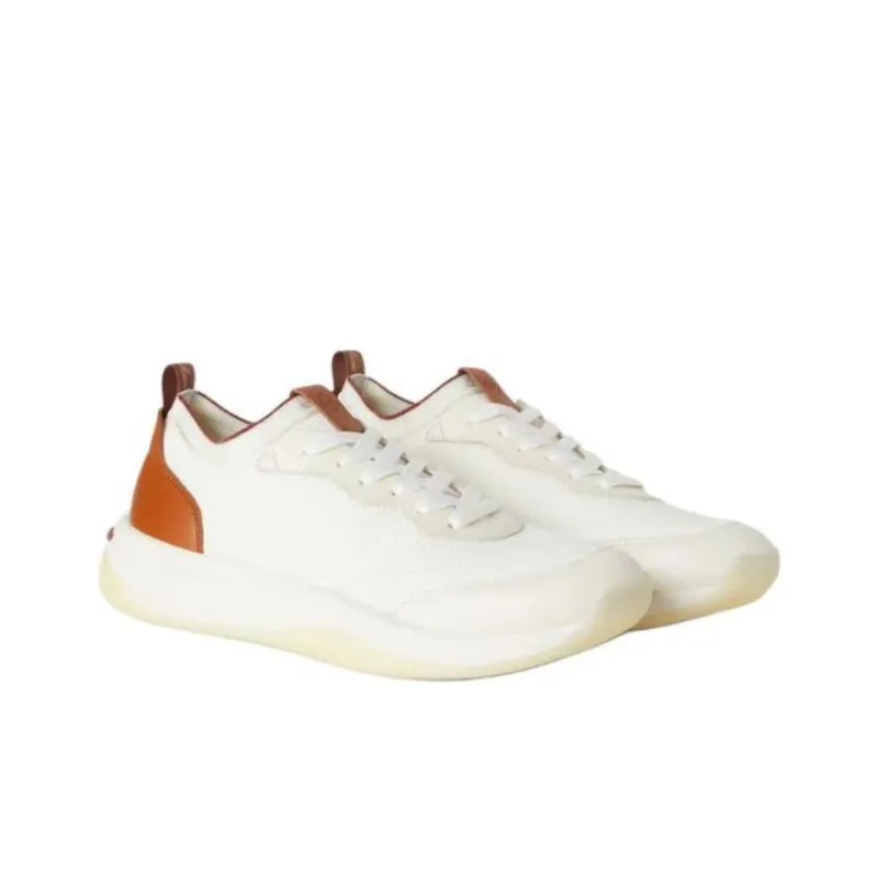 Loro Piana Low Top Casual Shoes Men White-2