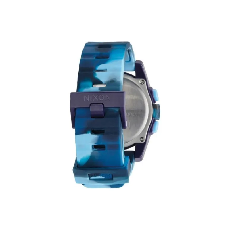 NIXON Wrist Watch Automatic Mechanical Movement Rubber Strap 44mm Black Dial Men's Watches-1