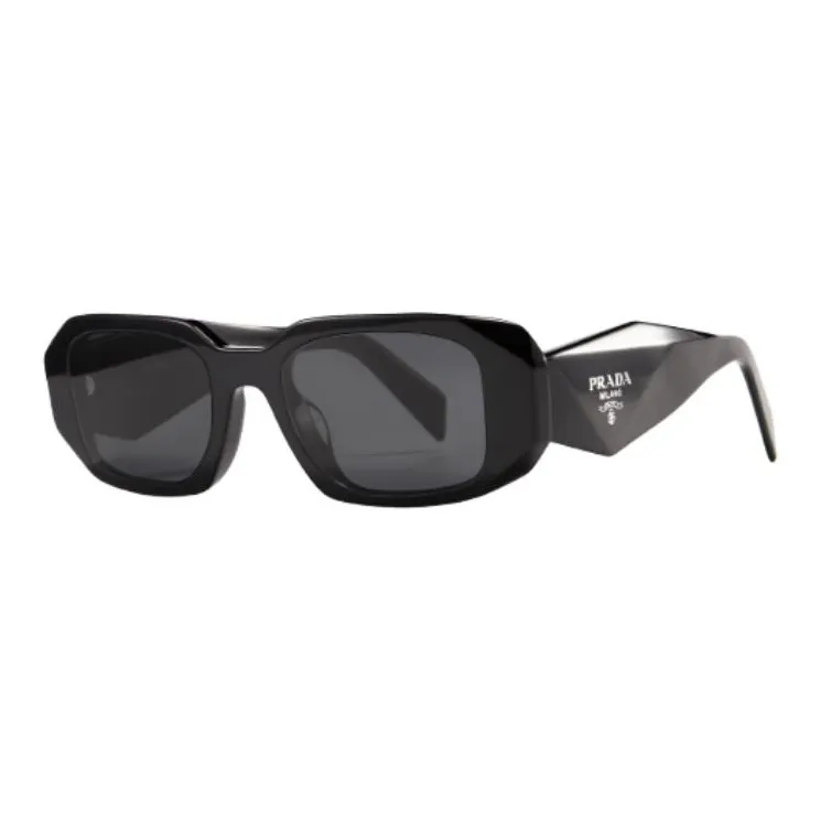 PRADA Plate Frame Metal Enamel Rectangular Sunglasses Women's Multicolor-0