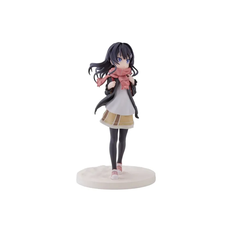 SEGA Rascal Does Not Dream Collection Mai Sakurajima Youthful Wild Red Backpack Girlish Bonus Gifts 16cm-1
