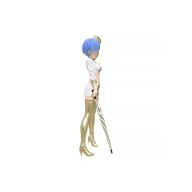 FURYU Rem Re ZERO Zero − Starting Life In Another World Trio Try IT Grid Girl Bonus Gifts 21cm-4