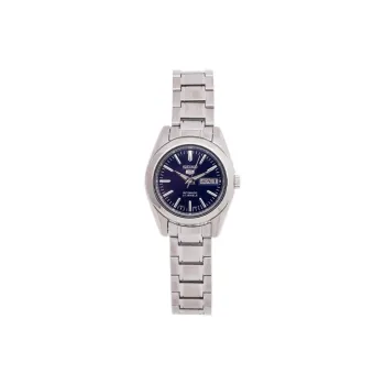SEIKO Automatic Mechanical Movement Stainless Steel Strap Watch Women's Watch Blue Dial Symk15k1
