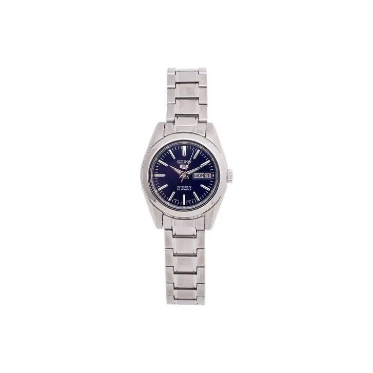 SEIKO Automatic Mechanical Movement Stainless Steel Strap Watch Women's Watch Blue Dial Symk15k1-0