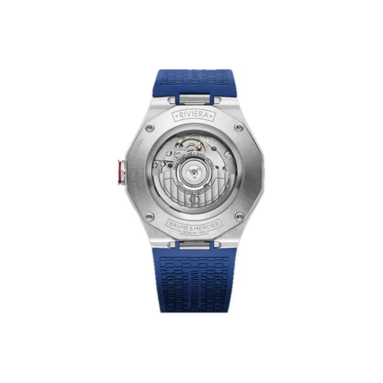 Baume & Mercier Rivera Series Automatic Mechanical Movement Men's Watches Watch Blue Dial-1