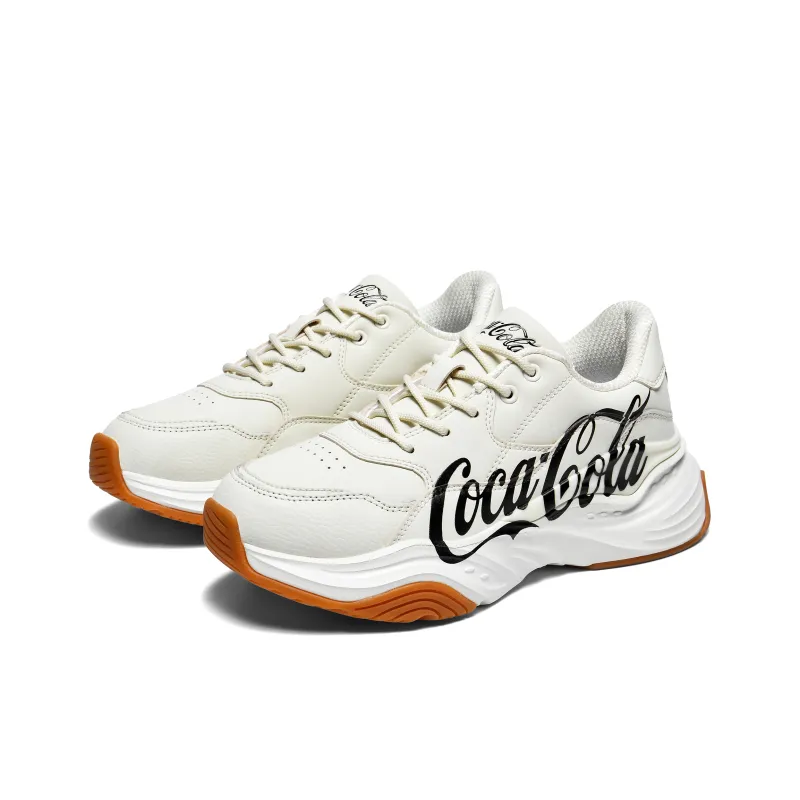 Coca-Cola Anti-Slip And Wear-Resistant Lightweight Low-Top Chunky Sneakers Unisex-8