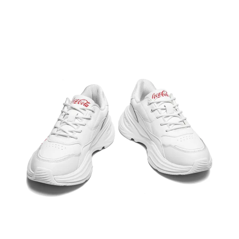 Coca-Cola Anti-Slip And Wear-Resistant Lightweight Low-Top Chunky Sneakers Unisex-3