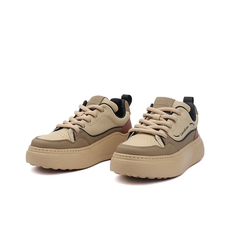 Tide Attack Low Top Skateboard Shoes Men Khaki-5