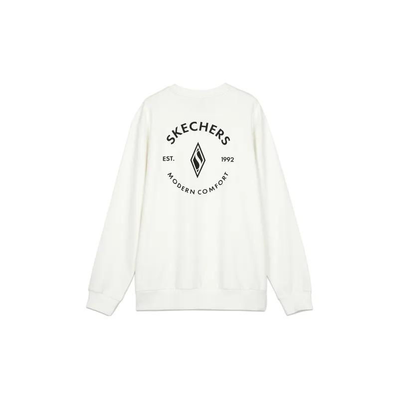 Skechers Yazhuan Series Sweatshirt Men Marshmallow White-1