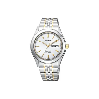 CITIZEN Automatic Mechanical Movement Stainless Steel Strap Watch 37.5mm Men's Watches White Dial KM1 113 13