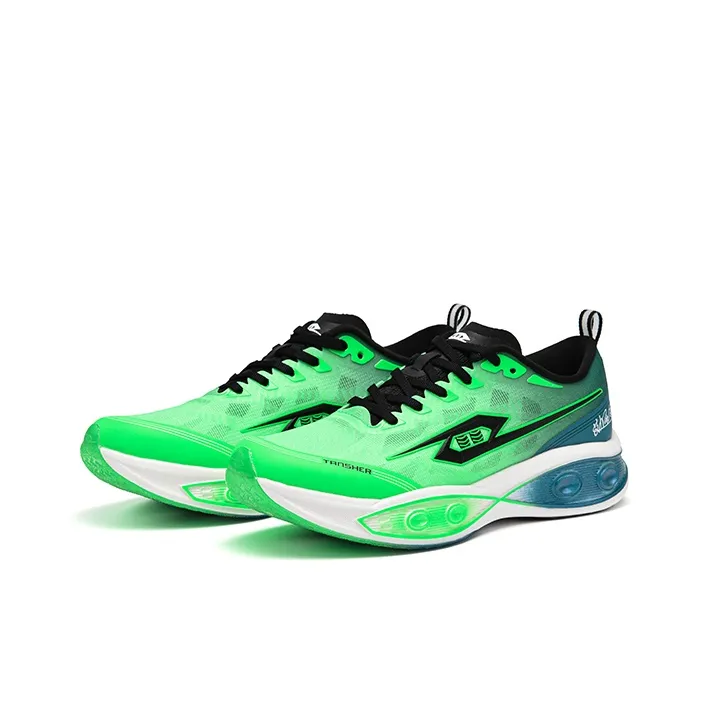 TANSHEZHE ZhuiFeng Running Shoes Unisex Low Top Snow Teal-2