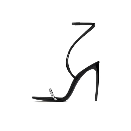 SAINT LAURENT Gloria One Strap Sandals 11cm Women's Black