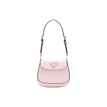 PRADA Cleo Leather Shoulder Bag Crossbody Bag Handbag Women's Pink