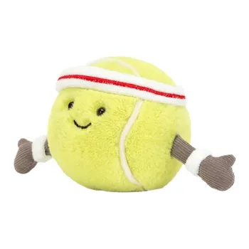JELLYCAT Fun Sports Collection Tennis Dolls Plush Doll 10cm Height