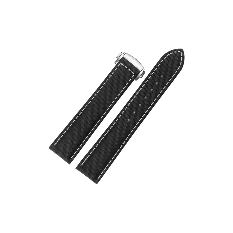 Craftsman Omega Speedmaster Dark Side Of The Moon/MIDO Tissot Compatibility Watch Band Nylon Material-4