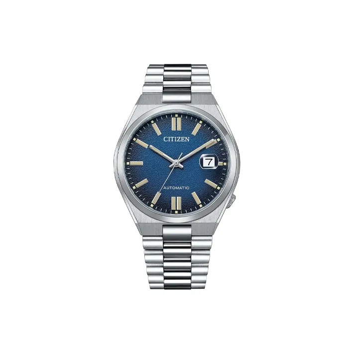 CITIZEN Collection Automatic Mechanical Movement Stainless Steel Strap Watch Unisex Blue Dial NJ0151 88L-0
