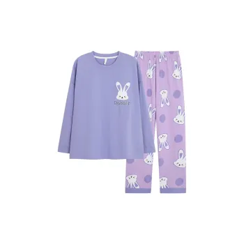 The Story Of The Flower Season Pajama Set Women's Violet
