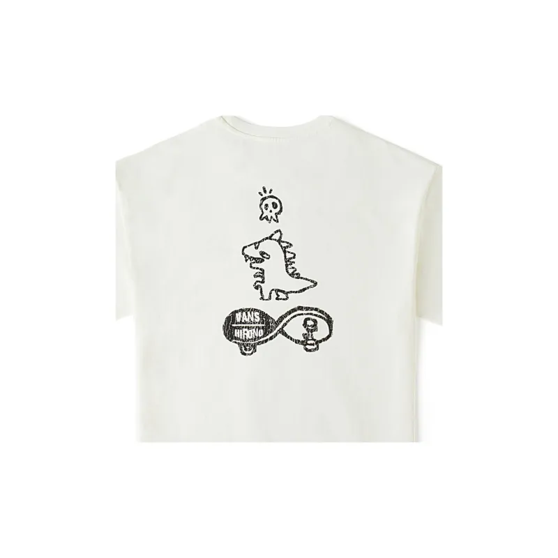 Vans VANS × HIRONO Collaboration T Shirt Unisex Ecru-2