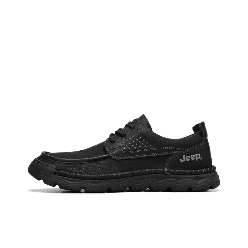 Jeep Men's Shoes Fall New Arrival Casual Leather Shoes Men-0
