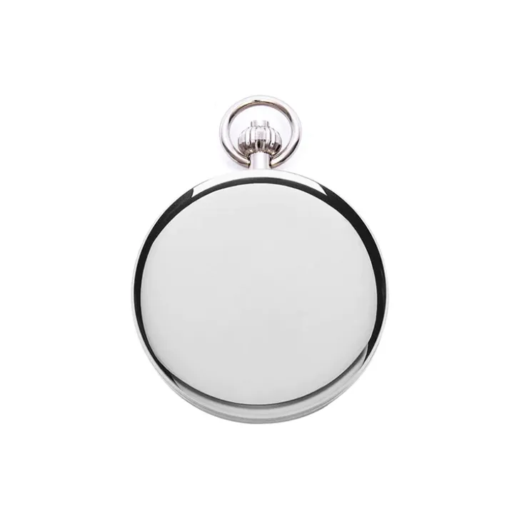 RAPPORT Mechanical Movement Manual Mechanical Movement Brass Pocket Watch 50mm Unisex Silver-1