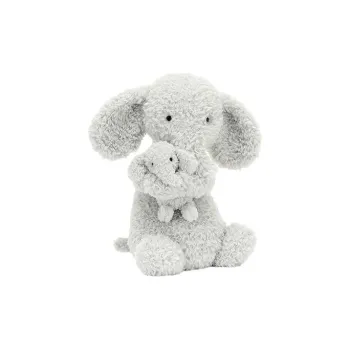 JELLYCAT Huddles Grey Elephant Stuffed Animal