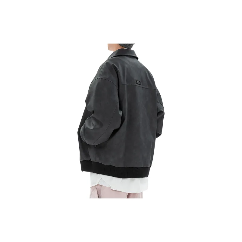 EOOVEN Leather Jackets Unisex-4