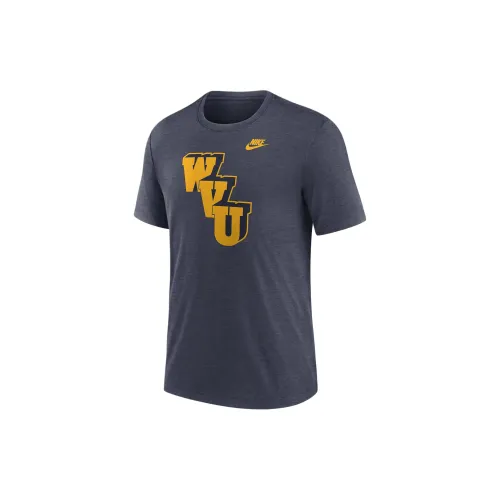 Nike West Virginia T-Shirts Men Navy Mixed Color