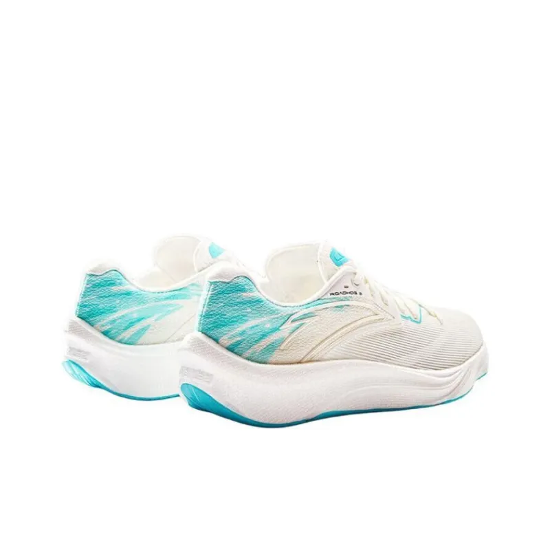 Anta Asphalt Road Fighter 2.0 Slip-Resistant Breathable Coverage Low-Top Casual Running Shoes Men White Blue-1