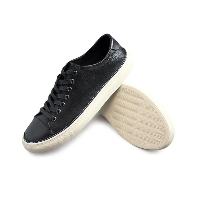 Devanro Abrasion Resistant, Breathable, Waterproof, Slip Resistant Low Top Skateboard Shoes Men-2