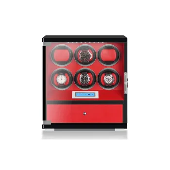 DRIKLUX 6 Epitopes/9 Epitopes Watch Winder Black Red Unisex