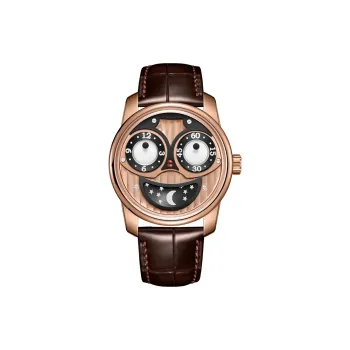 OBLVLO Automatic Mechanical Movement Watch Men's Watches Gold Dial