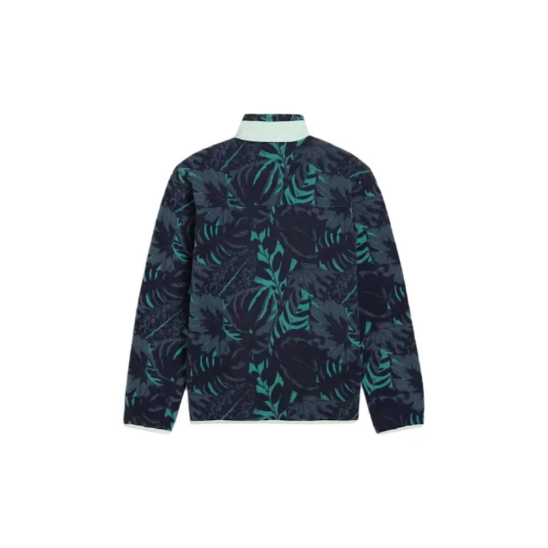 PUMA PALM TREE CREW Jacket Men Dark Navy   Shiny Green-1