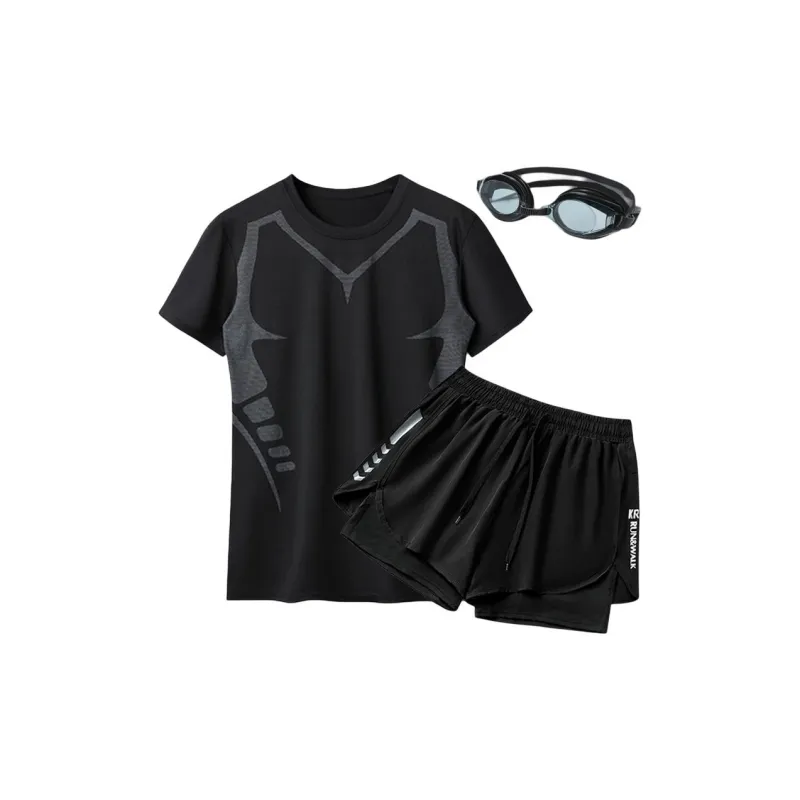 Yalu Preferred Swimming Sets Polyester+Elastane Sports/Hot Spring/Vacation Men-3