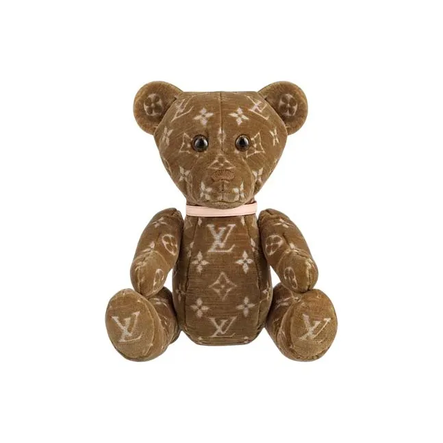 LOUIS VUITTON Doudou Re Addiction Teddy Bear Brown-0