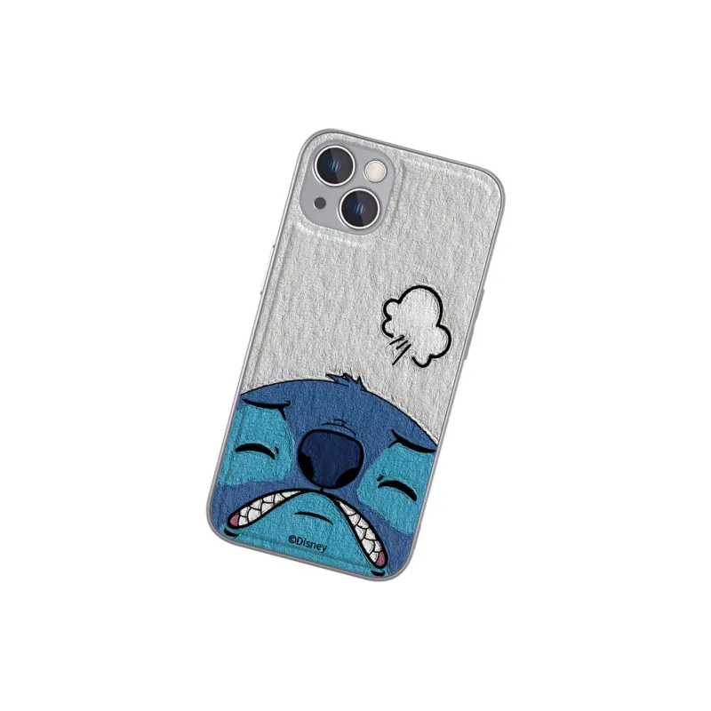 Disney Leather Material Stitch Big Head Couple's Phone Cases For Iphone11/12/13/14/PLUS/PRO/PRO MAX-1