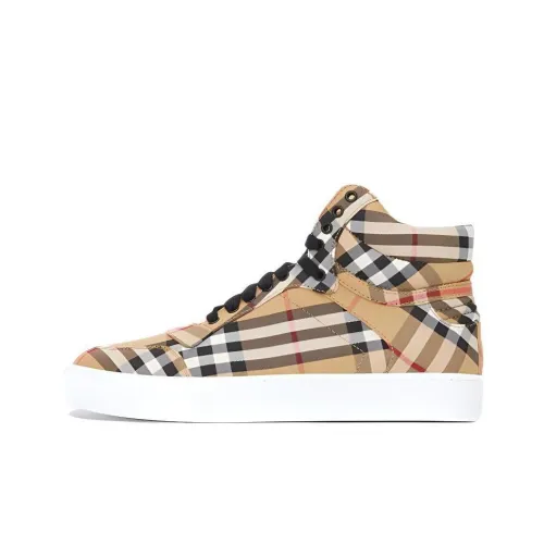 Burberry Lifestyle Shoes Women's High-Top Archive Beige