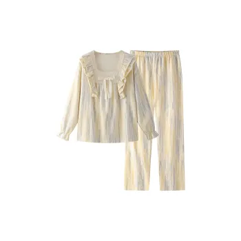Sleeping Beauty Pajama Set Women's Apricot