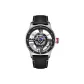 HBR8849-White Case Black Strap