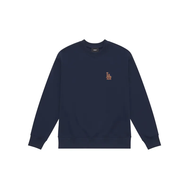 MLB Los Angeles Dodgers MONOGRAM Collection 24FW Sweatshirt Unisex Navy Blue-1
