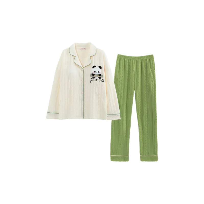 Sleeping Beauty Pajama Set Women's Green-0