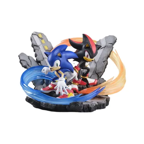 SEGA S Fire Sonic Adventure Hedgehog Sonic Chart Bonus Gifts 21.5cm