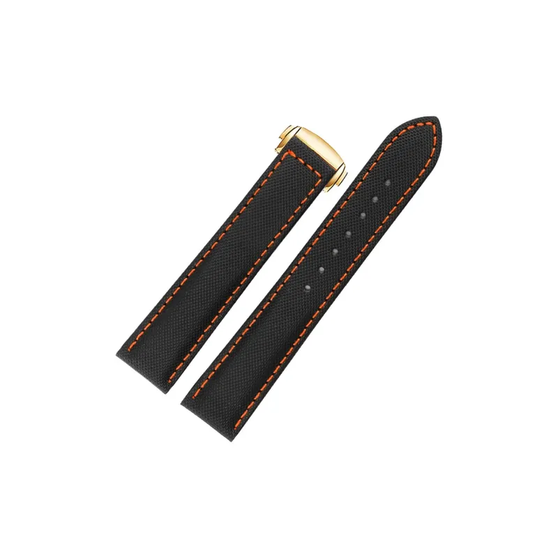 Craftsman Omega Speedmaster Dark Side Of The Moon/MIDO Tissot Compatibility Watch Band Nylon Material-9
