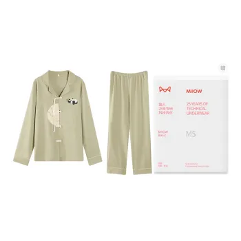MIIOW Pajama Set Women's Light Green